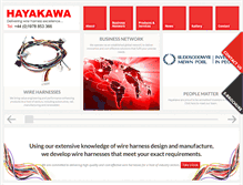 Tablet Screenshot of hayakawa.co.uk